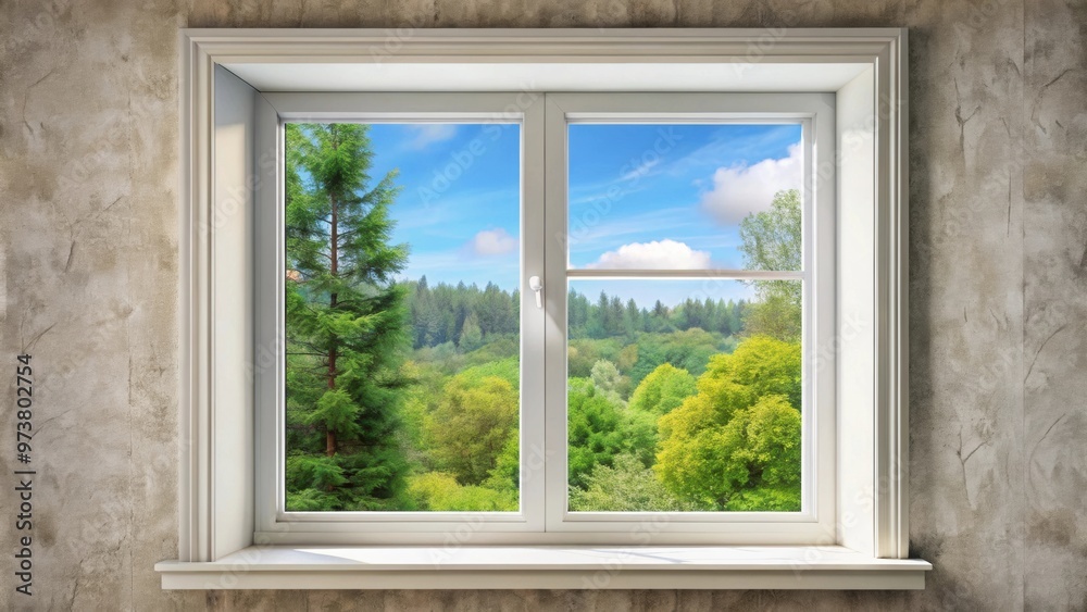 Window frame with background, window, frame,mockup, design, interior, architecture, empty, glass, isolated, copy space, template, white Window frame with background, window, frame,mockup, design, interior, architecture, empty, glass, isolated, copy space, template, white