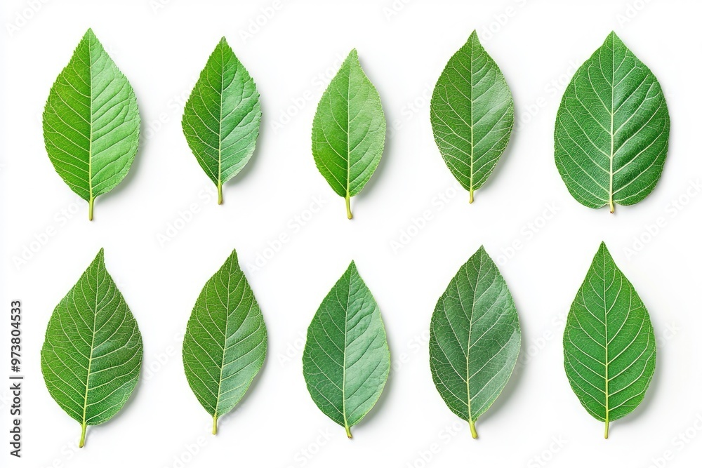 Walnut leaves collection. Leaves top view isolated. Green walnut leaf on white background. Flat lay leaf with clipping path. Full depth of field. Perfect not AI walnut leaf, true photo, ai Walnut leaves collection. Leaves top view isolated. Green walnut leaf on white background. Flat lay leaf with clipping path. Full depth of field. Perfect not AI walnut leaf, true photo, ai