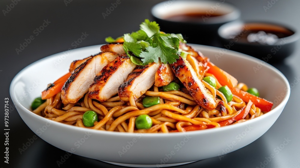 Noodles healthy food choices with both meat and vegetable starches for health care. Noodles healthy food choices with both meat and vegetable starches for health care.