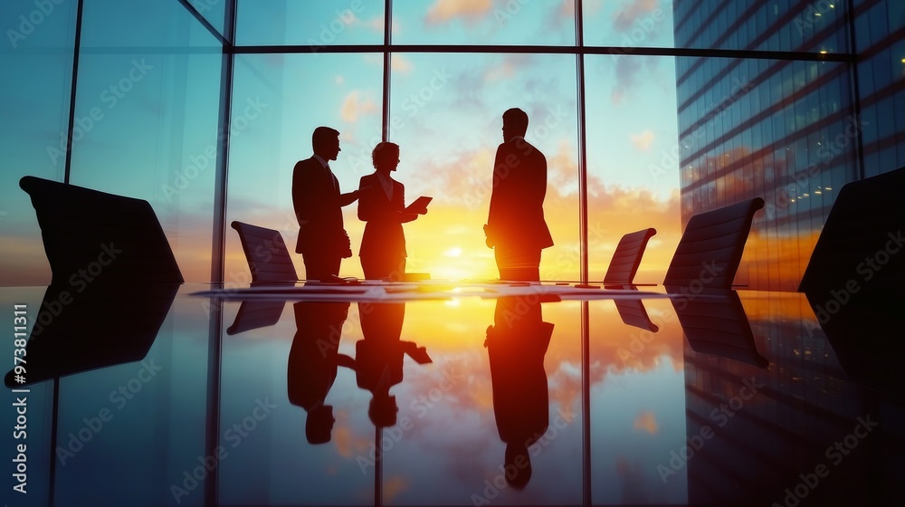 Business meeting with contract approval and liability discussion, legal, corporate