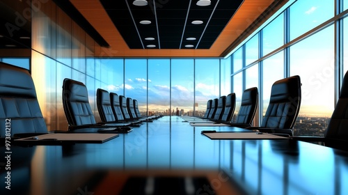Obraz na płótnie Corporate boardroom discussing liability and approval of contracts, business, legal w salonie