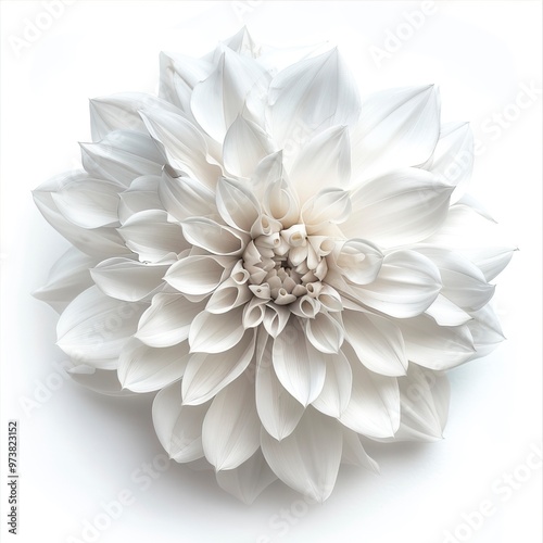 flower white background