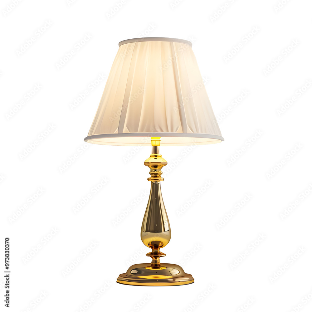 Table lamp on vibrant transparent background high res 8K Table lamp on vibrant transparent background high res 8K