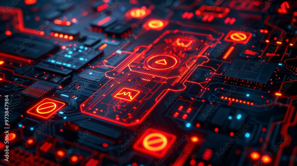 Advanced Technology Circuit Board Highlighting Risk Mitigation in Modern Digital Systems Advanced Technology Circuit Board Highlighting Risk Mitigation in Modern Digital Systems