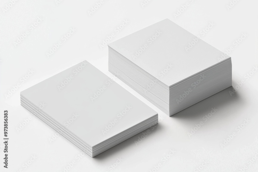 Business Card Mockup on Isolated Background created with Generative AI Business Card Mockup on Isolated Background created with Generative AI