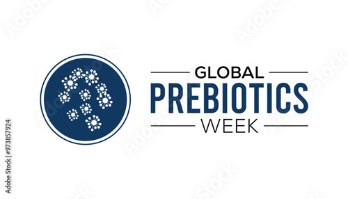Global Prebiotics week is observed every year on November. Medical Healthcare Awareness concept. background, placard, banner template Vector illustration design.
