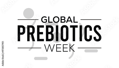 Global Prebiotics week is observed every year on November. Medical Healthcare Awareness concept. background, placard, banner template Vector illustration design.