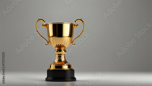 A golden trophy cup on a plain white isolated background for graphic resources - i need 49 keyword separated by commas only
