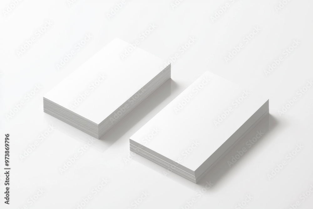 Business Card Mockup on Isolated Background created with Generative AI Business Card Mockup on Isolated Background created with Generative AI