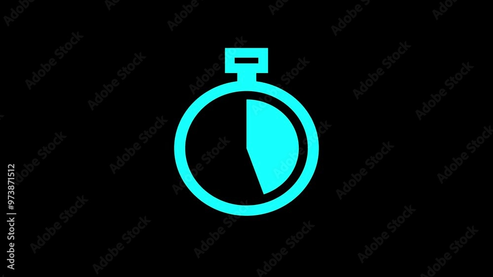 Countdown Clock - Stop Watch 3D Animation Countdown Clock - Stop Watch 3D Animation