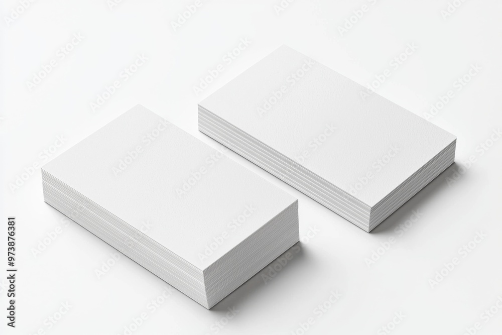 Business Card Mockup on Isolated Background created with Generative AI Business Card Mockup on Isolated Background created with Generative AI