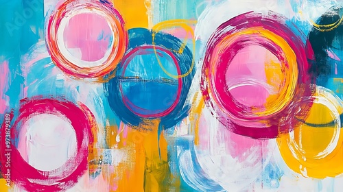 Vibrant Street Art-Inspired Mural Painting