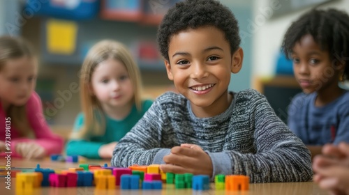 An after-school program with children participating in fun and educational activities, highlighting a positive and engaging learning environment