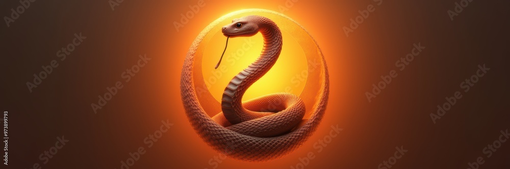 A striking illustration of a snake encircled, symbolizing danger, temptation, and transformation. Perfect for themes in nature, mythology, or wildlife. A striking illustration of a snake encircled, symbolizing danger, temptation, and transformation. Perfect for themes in nature, mythology, or wildlife.