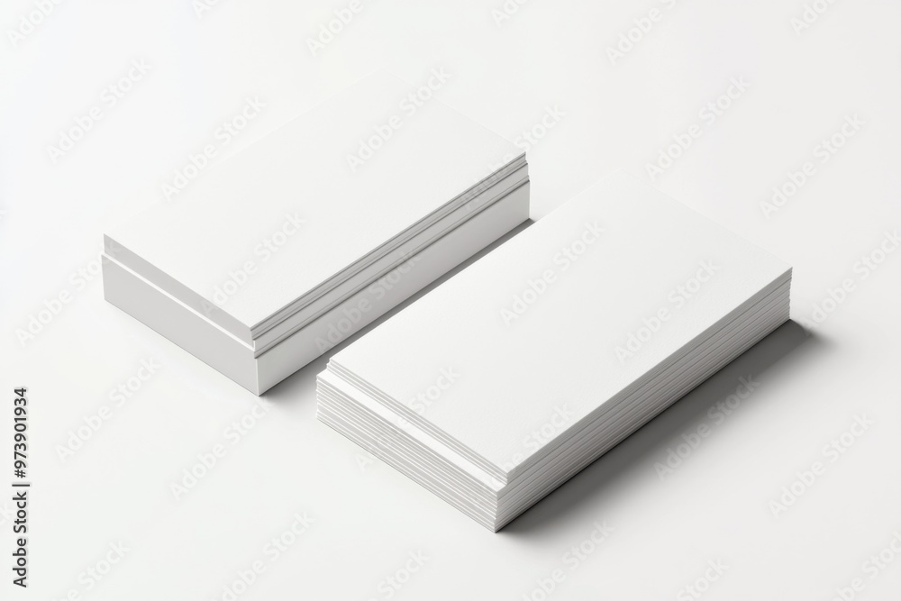 Business Card Mockup on Isolated Background created with Generative AI Business Card Mockup on Isolated Background created with Generative AI