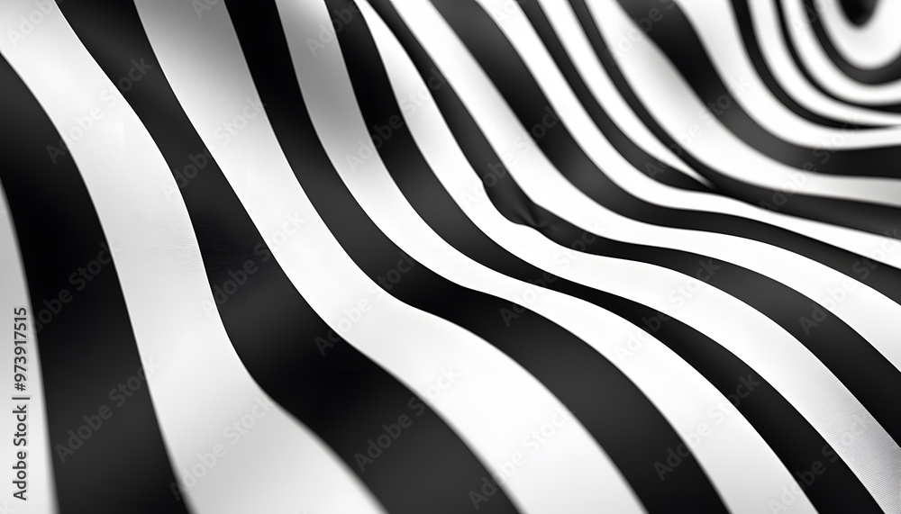 Obraz premium Stick to monochrome patterns like stripes, polka dots, or abstract swirls for a visually interesting yet subtle design