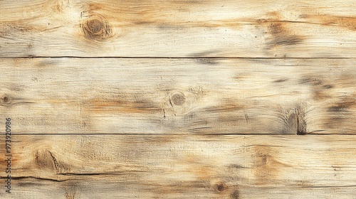 Rustic wooden background with natural texture and knots.