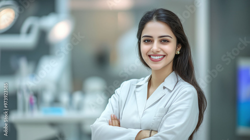 Dentist woman in her clinic | Woman doctors clinic | Dental clinic