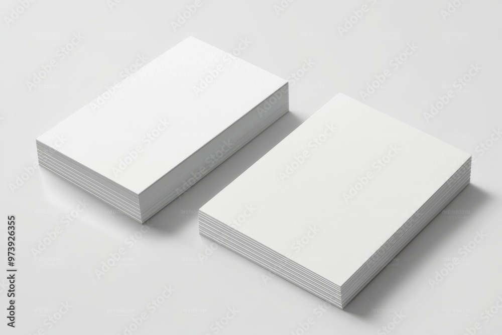Business Card Mockup on Isolated Background created with Generative AI Business Card Mockup on Isolated Background created with Generative AI