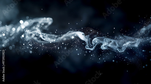 Wallpaper Mural creative shot of perfume mist forming abstract shapes in the air, with delicate droplets glistening Torontodigital.ca