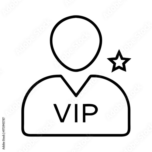 VIP Customer Icon On A Transparent Background, 