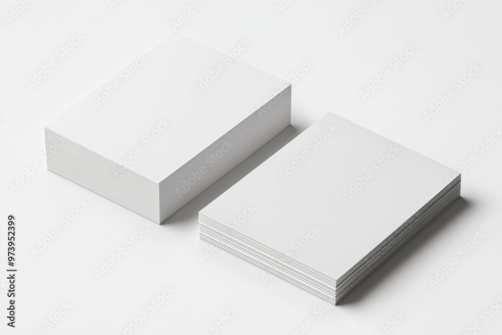 Business Card Mockup on Isolated Background created with Generative AI Business Card Mockup on Isolated Background created with Generative AI