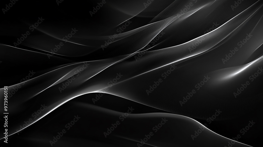 Black leather texture with folds and wrinkles Silken Shadows Black leather texture with folds and wrinkles Silken Shadows