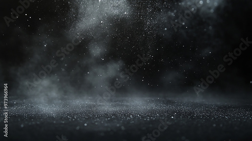Grainy Black and White Background with Vintage Film Effects
