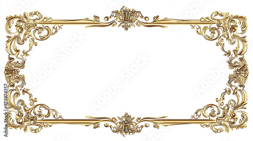 Elegant gold frame, perfect for a masterpiece
