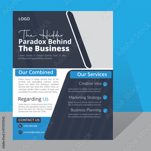 A poster for the company's business