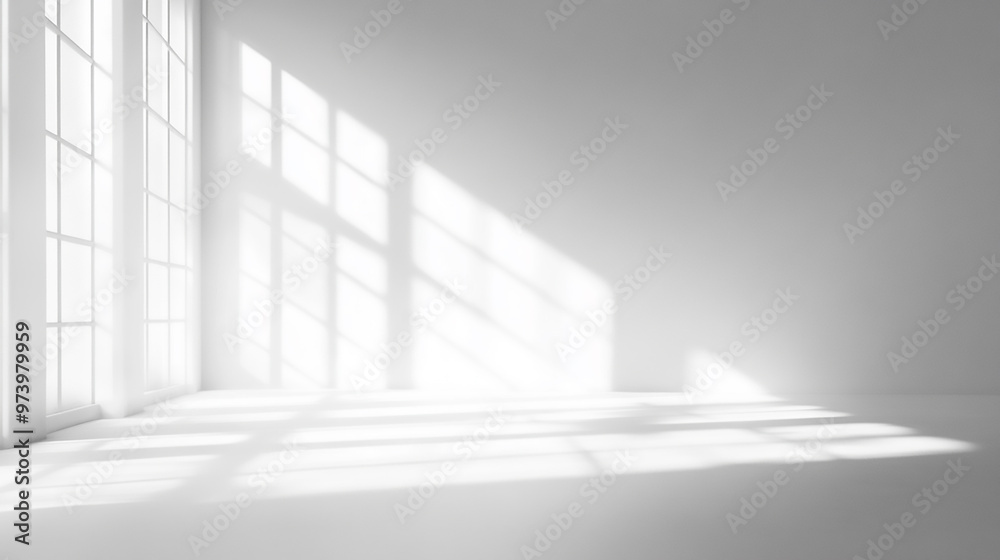 Realistic and minimalist blurred natural light windows, shadow overlay on wall paper texture, abstract background. Realistic and minimalist blurred natural light windows, shadow overlay on wall paper texture, abstract background.