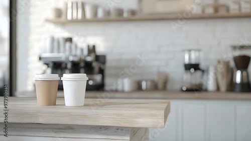 Wallpaper Mural Rustic Caf Experience for National Coffee Day - Baristas Serving USA-Themed Coffees in Vintage Americana Setting Cozy Atmosphere Perfect for Nostalgic Coffee Lovers Torontodigital.ca