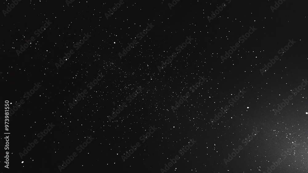 Fototapeta premium A long exposure of the dark sky with the stars starry night sky