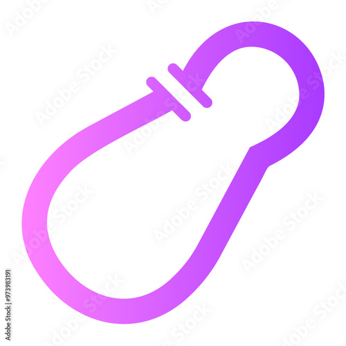 carabiner Gradient icon