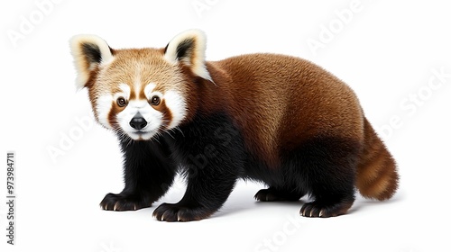 Captivating Shot of Vulnerable Red Panda in Bamboo Forest, Enhanced Clarity and Detail - Sony Alpha A7 III