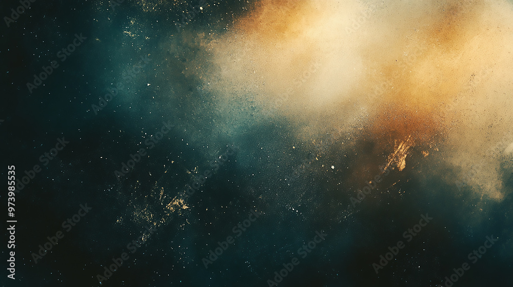 Fototapeta premium Grey brown beige gradient bright light and glow texture background. 