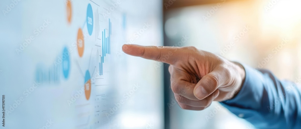 A businessperson pointing at a strategic roadmap on a whiteboard, symbolizing leadership and clear planning A businessperson pointing at a strategic roadmap on a whiteboard, symbolizing leadership and clear planning