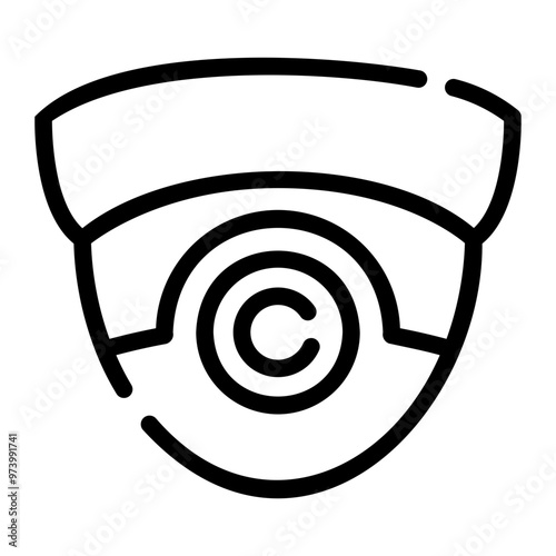 cctv Line Icon