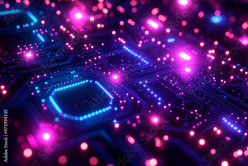 abstract background with lights