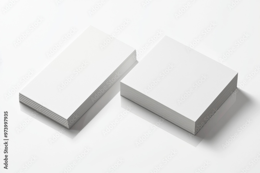 Business Card Mockup on Isolated Background created with Generative AI Business Card Mockup on Isolated Background created with Generative AI