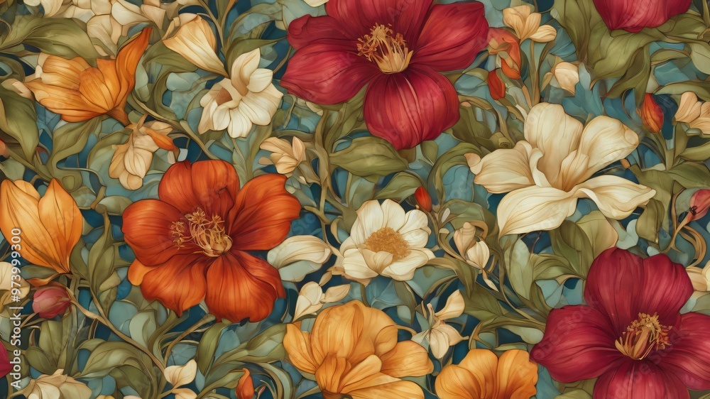 art nouveau artwork mosaic background art nouveau artwork mosaic background