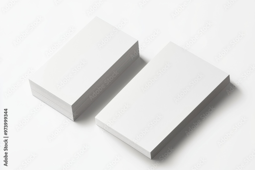 Business Card Mockup on Isolated Background created with Generative AI Business Card Mockup on Isolated Background created with Generative AI