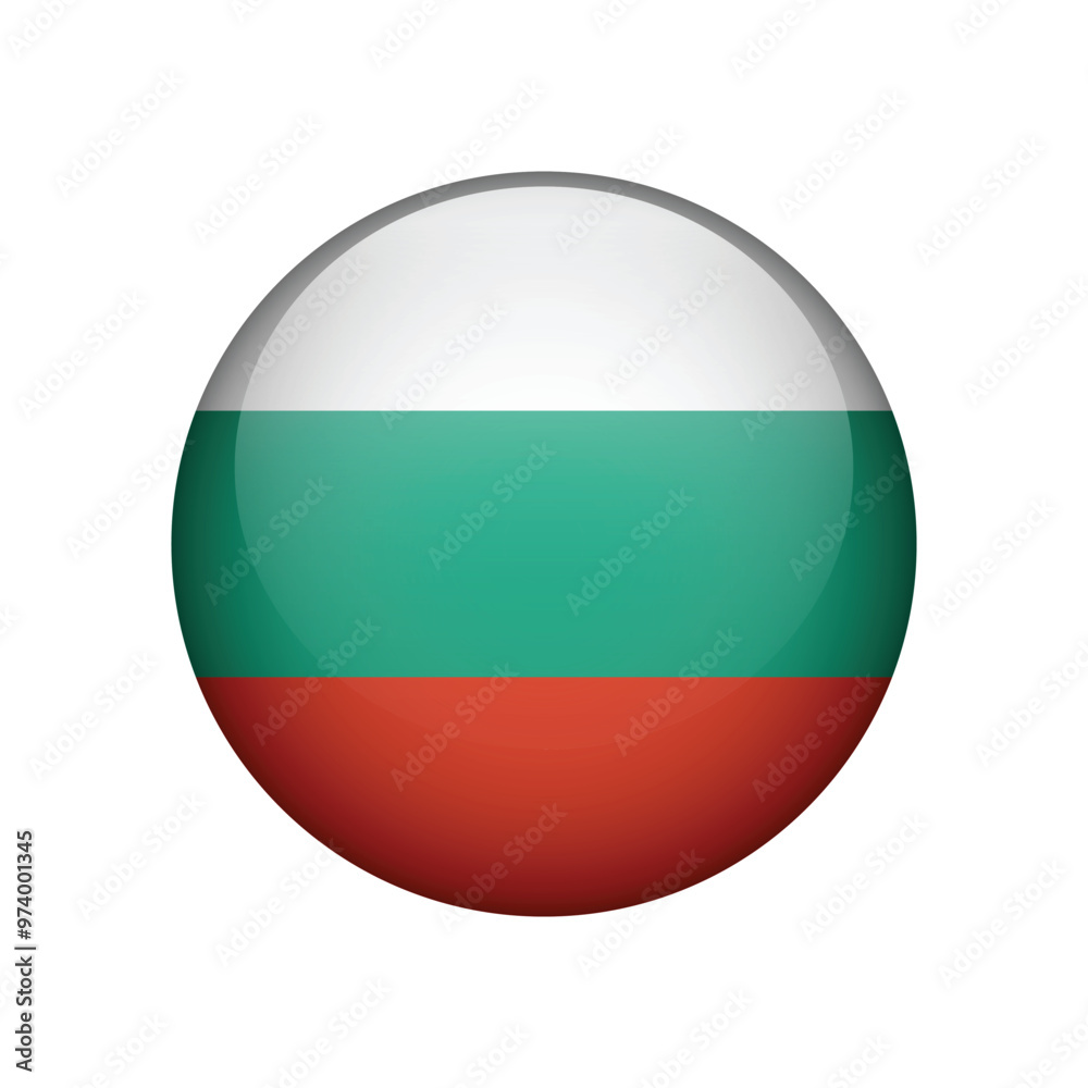 Flag of Bulgaria icon. Vector illustration Flag of Bulgaria icon. Vector illustration