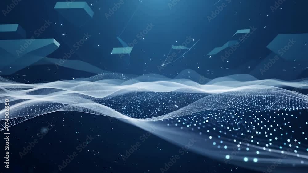 At every bend of the neon blue wave, a space is created where technology transforms into something bigger. At every bend of the neon blue wave, a space is created where technology transforms into something bigger.