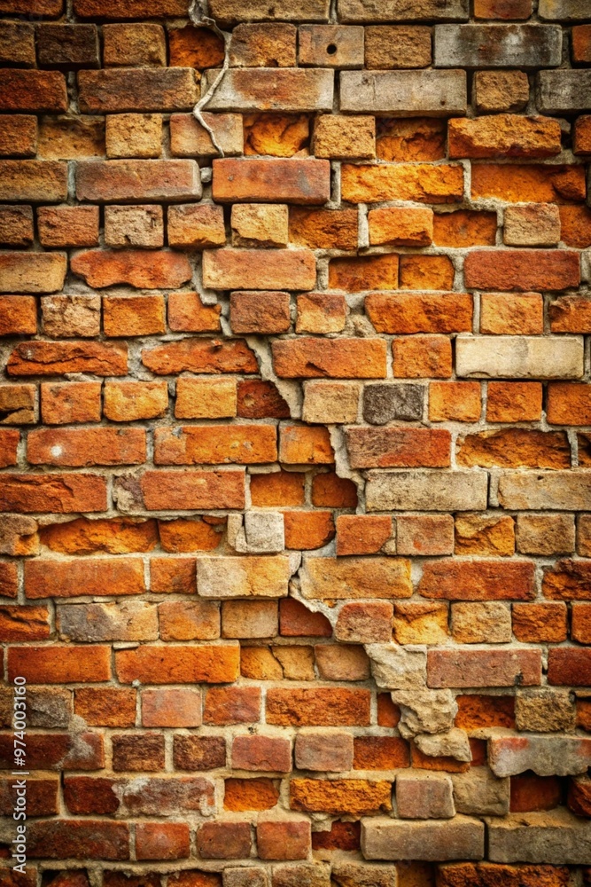 Fototapeta premium Natural and Realistic Brick Texture Image Ideal for Rustic, Urban, and Architectural Design Projects with Intricate Surface Details