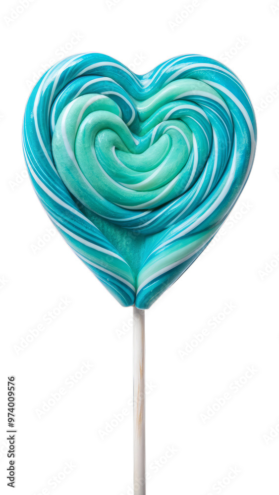 blue cyan Swirl Lollipop Candy blue cyan Swirl Lollipop Candy