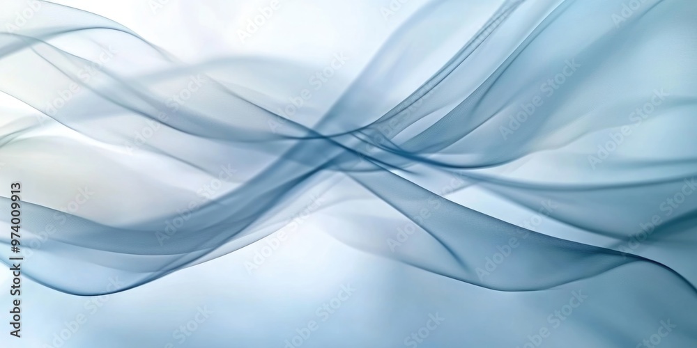 Soft waving smoke lined abstract background in white and grey colors Soft waving smoke lined abstract background in white and grey colors