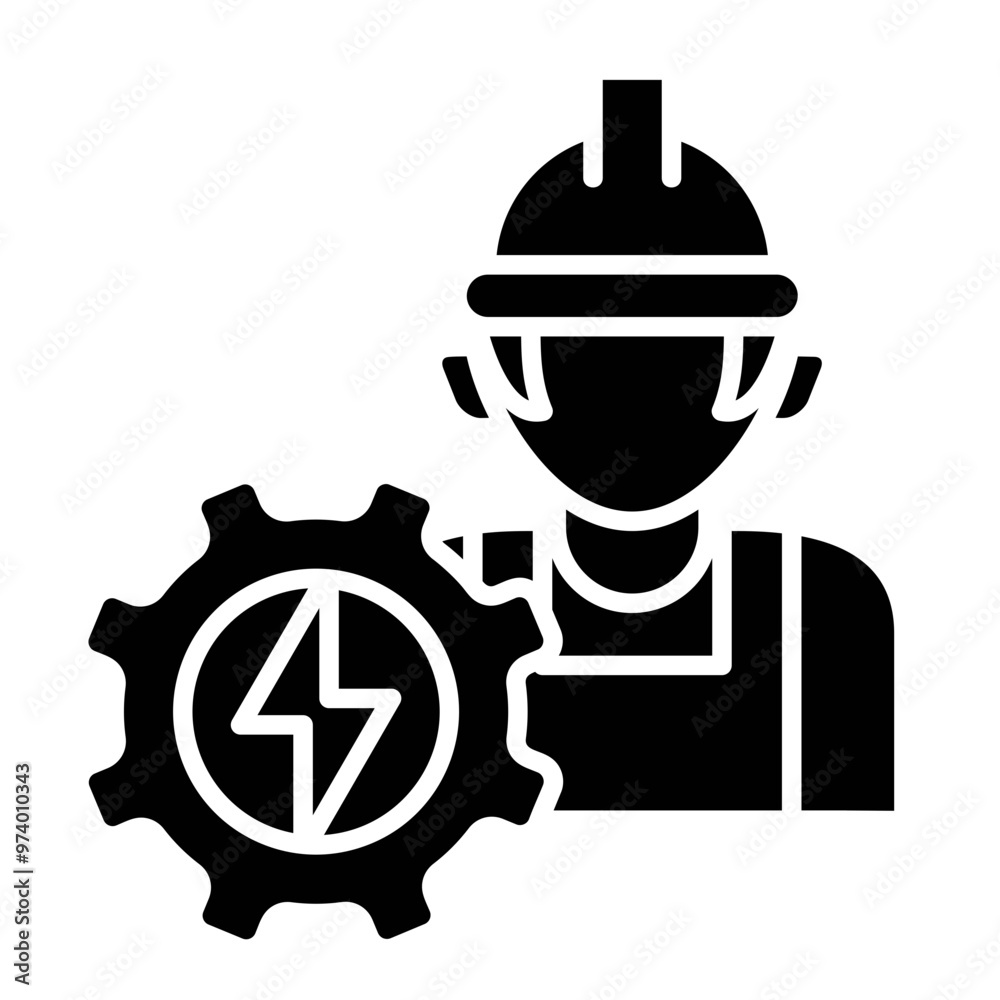 Electrical Engineering Icon Electrical Engineering Icon