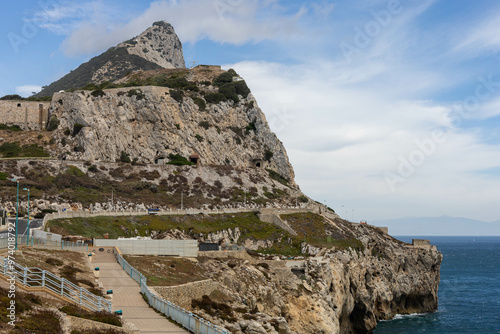 View of the Rock of Gibraltar from Europa Point.