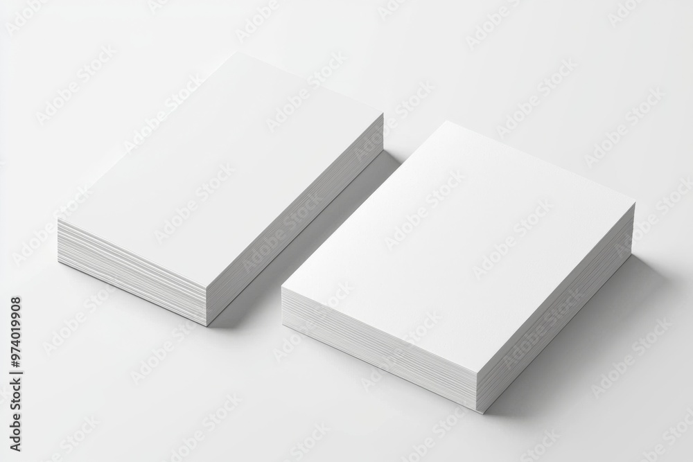 Business Card Mockup on Isolated Background created with Generative AI Business Card Mockup on Isolated Background created with Generative AI
